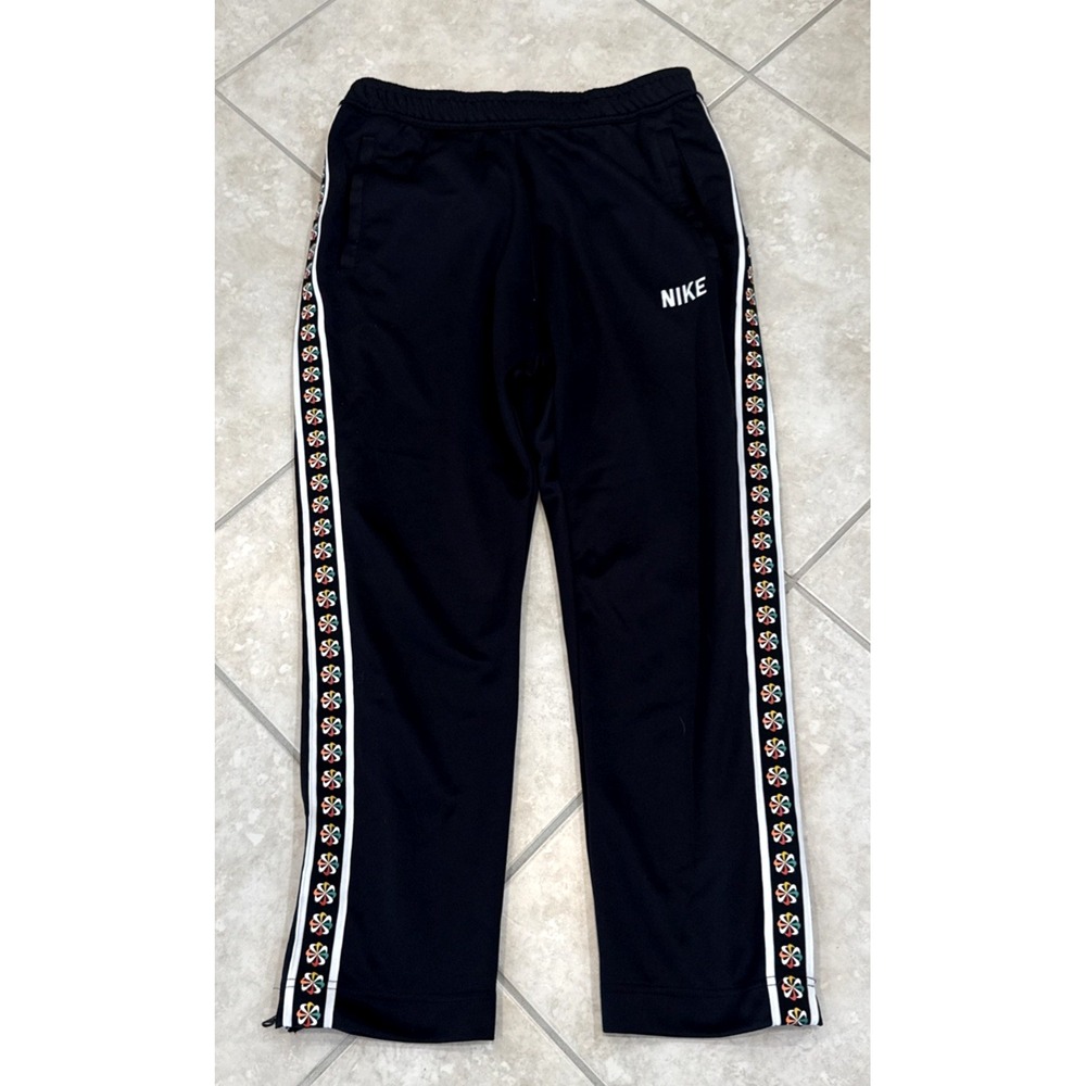 Nike Evolution Of The Swoosh Tribute Track Sweat Pants Size M Pockets Zip Ankles
